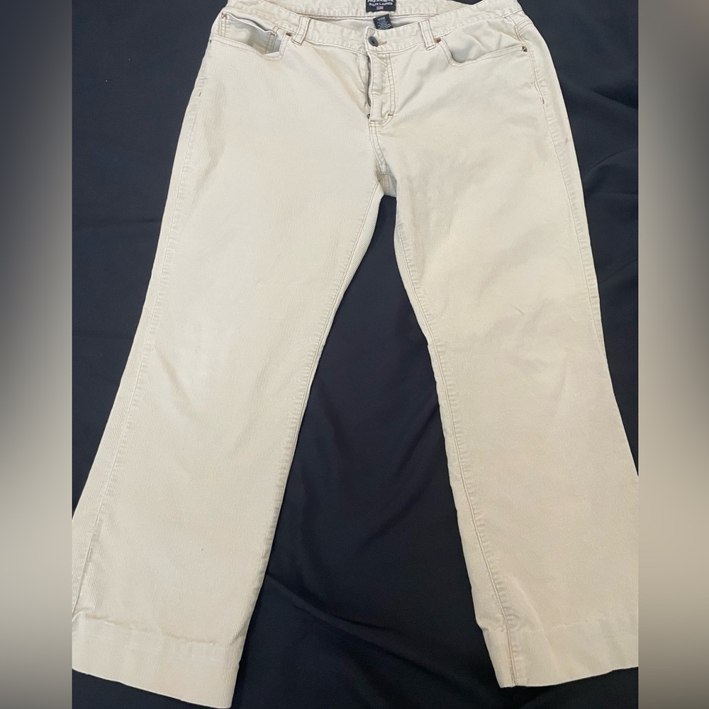 Ralph Lauren Men's Beige Casual Pants
